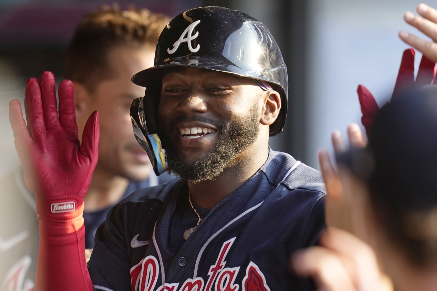 Braves jersey with stars clearance